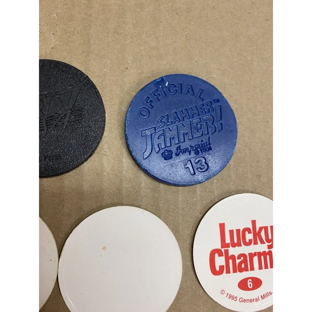 Vintage POG slammers lot of 9 Skeleton Game hard to find very rare jammers‎ Trov